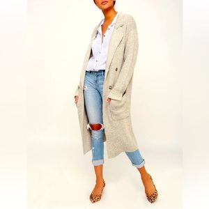 Lulus Cuddle Club Beige Sweater Coat